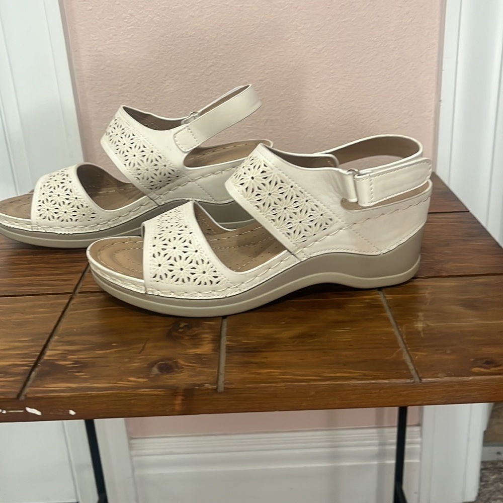 Shibever Summer wedged sandals - Picture 3 of 5